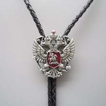 Original Russian Double Headed Empire Eagle Rhinestone Bolo Tie Necklace Neck Tie also Stock in the US 2024 - buy cheap