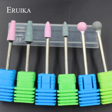 ERUIKA 6PC Ceramic Stone Nail Drill Bit Electric Mills Cutter For Manicure Machine Nail Drill Accessories Pedicure Nail Tools 2024 - buy cheap