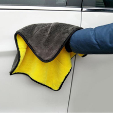 Lavado de coche Toalla de microfibra súper absorbente de la limpieza del coche de secado de Hemming cuidado de coche de detallando coche lavar toalla tamaño 30*30 cm 2024 - compra barato
