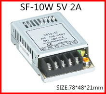 10W 5V 2A Ultra thin Single Output Switching power supply for LED Strip light  90-264 V AC Input 2024 - buy cheap