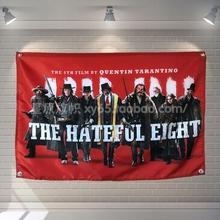 "The Hateful Eight" Classic Movies Cloth Flag Banners & Accessories Bar Billiards Hall Studio Theme Wall Hanging Decoration 2024 - buy cheap