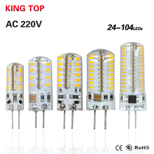 1PCS LED G4 Lamp Bulb 3014SMD AC 220V 3W 9W LED Lights Replace 15-20W Halogen Lamp Full Lustre Chandelier Lighting Focos Luz Led 2024 - buy cheap