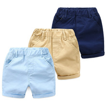 2021 Summer England 2 3 4 5 6 7 8 9 10 Years Toddler Infant Cotton Sports Solid Color Handsome Kids Baby Boy Shorts 2024 - buy cheap