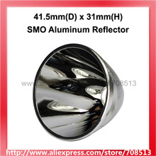 Алюминиевый отражатель для светодиосветодиодный серии CREE XP, 41,5 мм (D) x 31 мм (H) SMO 2024 - купить недорого