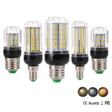 Full NEW LED lamp E27 E14 7W 9W 12W 15W 18W 20W 25W 28W 30W 35W SMD 5730 Corn Bulb 220V Chandelier LEDs Candle light Spotlight 2024 - buy cheap