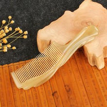 Anti Static Hair Loss Horn Comb Carved Pure Authentic Natural Long Large Home Combs Massage Birthday Gift High Grade Supplies 2024 - buy cheap