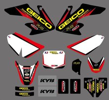 GRAPHICS & BACKGROUNDS DECALS STICKERS Kits for Honda CRF50 CRF50F 2004 2005 2006 2007 2008 2009 2010 2011 2012 CRF 50 50F 2024 - buy cheap