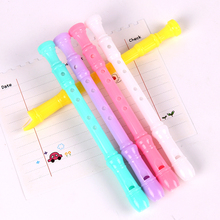 Creative Stationery Student Pen Candy Colors Flute Gel Pen 0.38mm Full Needle Black Ink Pen Office School Supplies 2024 - buy cheap