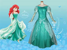 Movie The Little Mermaid Princess Ariel Costume Women Ariel Fancy dress Cosplay Dress 2024 - buy cheap