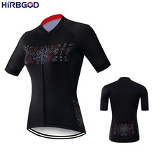 HIRBGOD-Camiseta de Ciclismo transpirable para mujer, Ropa deportiva para deportes al aire libre, color negro, talla grande, STYZ037-01, verano, 2019 2024 - compra barato