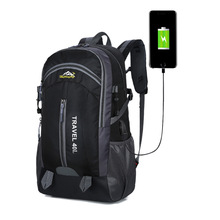 Новый спортивный рюкзак USB, школьные сумки, наплечный рюкзак, мужской рюкзак для путешествий на открытом воздухе, спортивные рюкзаки, водонепроницаемая сумка 306 2024 - купить недорого