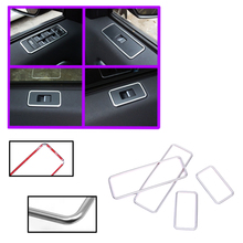 JEAZEA 4PCS ABS Door Handle Holder Window Lift Button Switch Panel Cover Interior Trim For Land Rover Discovery Sport 2015 2016 2024 - buy cheap