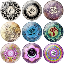 TAFREE Zan Mandala Vintage Style DIY Jewelry Beads 12mm 15mm 16mm 18mm 20mm Glass Cabochon Dome Base Cover Pendant For Bracelets 2024 - buy cheap