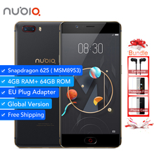 Global Version Nubia M2 4GB RAM 64GB ROM Snapdragon 625 Octa Core 2.0GHz  5.5'' 16MP Dual 13MP 4G Fingerprint SmartPhone 2024 - buy cheap