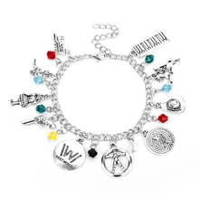 dongsheng Movie Jewelry Westworld Bracelet W Logo Robot Gun Hat Charm Bracelets Bangles Handmade Crystal Beads for Women Girl  2024 - buy cheap