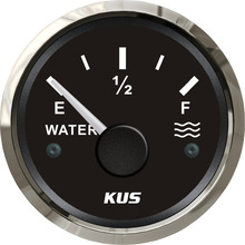 Medidor de nivel de agua de 52mm, con faceolate negro de 0-190ohm, para coche, camión, barco y Yate universal 2024 - compra barato
