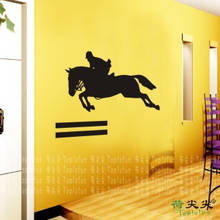 Free Shipping equestrianism horsemanship Wall Stickers Sports Wall Decors, horsemanship Wall Decal Home Decoration 2024 - buy cheap