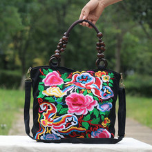 Bolsos de mano con bordado Floral para mujer, bolsos de hombro, bonitos, multiusos, a la moda, bolso que combina con todo 2024 - compra barato