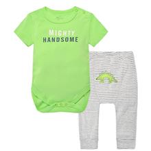 Conjunto de ropa de manga corta para bebés y niños, peleles y pantalones infantiles, 2 uds., KF226, China 2024 - compra barato