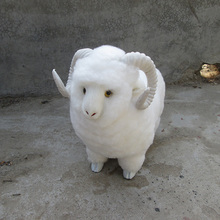 Simulation sheep polyethylene&furs sheep model funny gift about 38cmx15cmx30cm 2024 - buy cheap