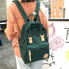 Female Backpack Plecak Travel Bag Casual Canvas Backpack Women Men Bagpack Student School Bags for Teenage Girls Boys Mochila 2024 - buy cheap