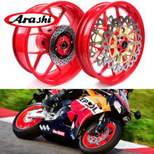 Arashi For HONDA CBR1000RR 2008-2016 Front Rear Wheel Rim CBR1000 CBR 1000 RR 2008 2009 2010 2011 2012 Front Rear Brake Disc 2024 - buy cheap