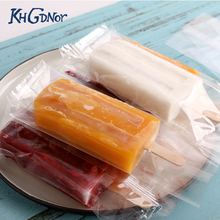 KHGDNOR 100PCS/lot Plastic Ice Pop Bag One-time Transparent Popsicle Bags Fridge Frozen Ice Cream Storage Bags 2024 - buy cheap