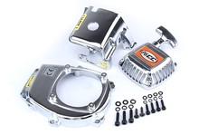 Chrome engine kit(pull starter+cylinder cover+side cover) for 1/5 scale HPI Rovan Baja 5b of 23cc,26cc, 29cc,30.5cc engine 2024 - buy cheap