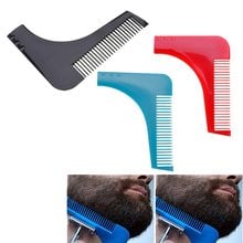 1pc Men Gentleman Facial Hair Beard Shaper Guide Template Combs Styling Accessories Trim Shaping Tool Lines Symmetry 2024 - buy cheap