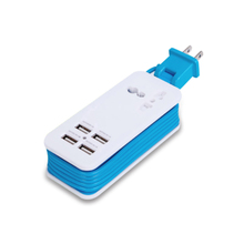 Comprar Regleta de enchufe UE con cable de extensión, interruptor maestro  USB tipo C, enchufe múltiple para el hogar, adaptador de carga de enchufe  con pines redondos eléctricos de CA