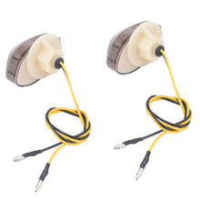 1 Pair Yellow LED Turn Signal Lights Front/Rear Flash Indicator With Snakeskin Design Smoke Len For Honda CBR600RR 03-12 CBR1000 2024 - buy cheap