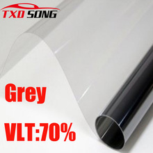 50CMX300CM/Lot Car Side Window Tint Film Glass VLT 70% Grey Car Auto House Commercial Solar Protection Summer BY Free shipping 2024 - buy cheap