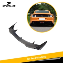 Carbon Fiber Trunk Spoiler For Ford Mustang Coupe 2015 - 2019 Rear Wing Spoiler Lip 2024 - buy cheap