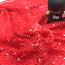 fashion J-347 French Lace Fabric High Quality Tulle Embroidered sequins net Lace Fabric 2024 - buy cheap