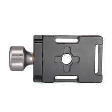 Алюминиевый мини быстроразъемный зажим Andoer 38 мм совместим с винтовой ручкой DSLR штатив для камеры Arca Swiss для QR пластины 2024 - купить недорого