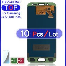 Tela lcd j5 para samsung galaxy, tela lcd 2017 testada e com sensor de toque para samsung galaxy j5 100% j530 2024 - compre barato