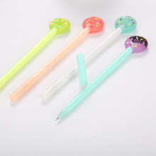 40 Pcs Creative New Doughnut Neutral Pen Cartoon Cute Learning Stationery Fresh Candy Color Office Water-based Signature Pen 2024 - buy cheap