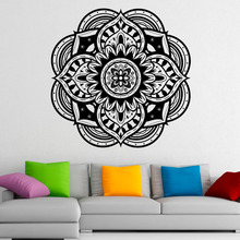 Mandalas ZOOYOO Adesivo de Parede Yoga Indiano Padrão À Prova D' Água Adesivos de Parede Home Decor Vinil Removível Arte Projeto 2024 - compre barato