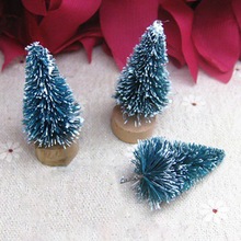 15Pcs DIY Christmas Tree 6 Colors Small Pine Tree Mini Trees Placed In The Desktop Home Decor Christmas Decoration Kids Gifts 2024 - buy cheap