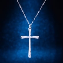 cross shiny holy silver plated Necklace 925 jewelry silver Pandant Fashion Jewelry WBDSCOMI 2024 - buy cheap