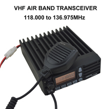 Transceptor móvel de banda de ar vhf e veículo, 118.000-136.975mhz, dois sentidos, rádio, walkie talkie 2024 - compre barato