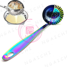 New Rainbow Colander 304 Stainlee Steel Skimmer Long Handle Scoop Wall Hanging Hot Pot Scoop Container Kitchen Tools Ladle 1pcs 2024 - buy cheap