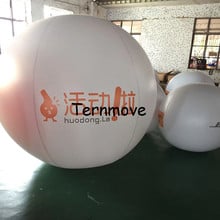 helium balloon with printing PVC inflatable floating flying advertising promotion air tight ground beach ball free shipping 2024 - buy cheap