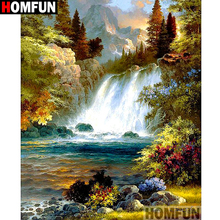 HOMFUN "beautiful scenery" Diamond Painting 5D Full Square/Round Drill Home Decor DIY Diamond Embroidery Cross Stitch A12120 2024 - buy cheap