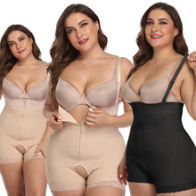 Roupa modeladora plus size, 6xl, treinamento de cintura, espartilho, levantador de bumbum, controle da barriga, plus size, puxador, roupa íntima, feminina 2024 - compre barato