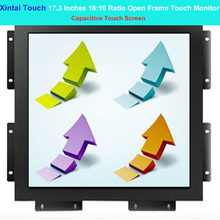 Xintai Touch 17.3 Inches 16:10 Ratio Capacitive Touch Screen Industrial Open Frame Touch Monitor Resolution (1366*768) 2024 - buy cheap