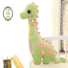 Pequeño dinosaurio verde claro juguete creativo de peluche dinosaurio almohada muñeca regalo alrededor de 80cm 0054 2024 - compra barato