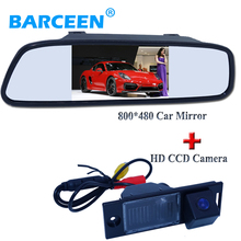 Original ccd hd car parking camera waterproof IP 69K with  car rear reversing  mirror suitable for Hyundai ix35  2014 2024 - buy cheap