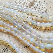 6-12MM 2Strands/Pack Natural Opal Crystal Quartz Semi-precious Stone Strand Jewelry Beads Accessories 2024 - buy cheap