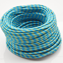 2*0.75mm Edison Textile Fabric Electrical Wire Chandelier Pendant Lamp Wires Braided Electrical Cable Vintage Lamp Cord 20Meters 2024 - buy cheap